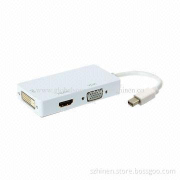 Mini DP to HDMI Adapter, 1,920 x 1,080P at 60Hz Resolution